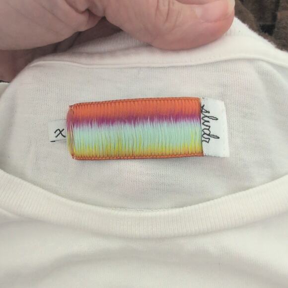 SLVDR SALVADOR, MEN'S XL, Basic White T-shirt with Pocket Bamboo Soft Crewneck - Picture 3 of 9